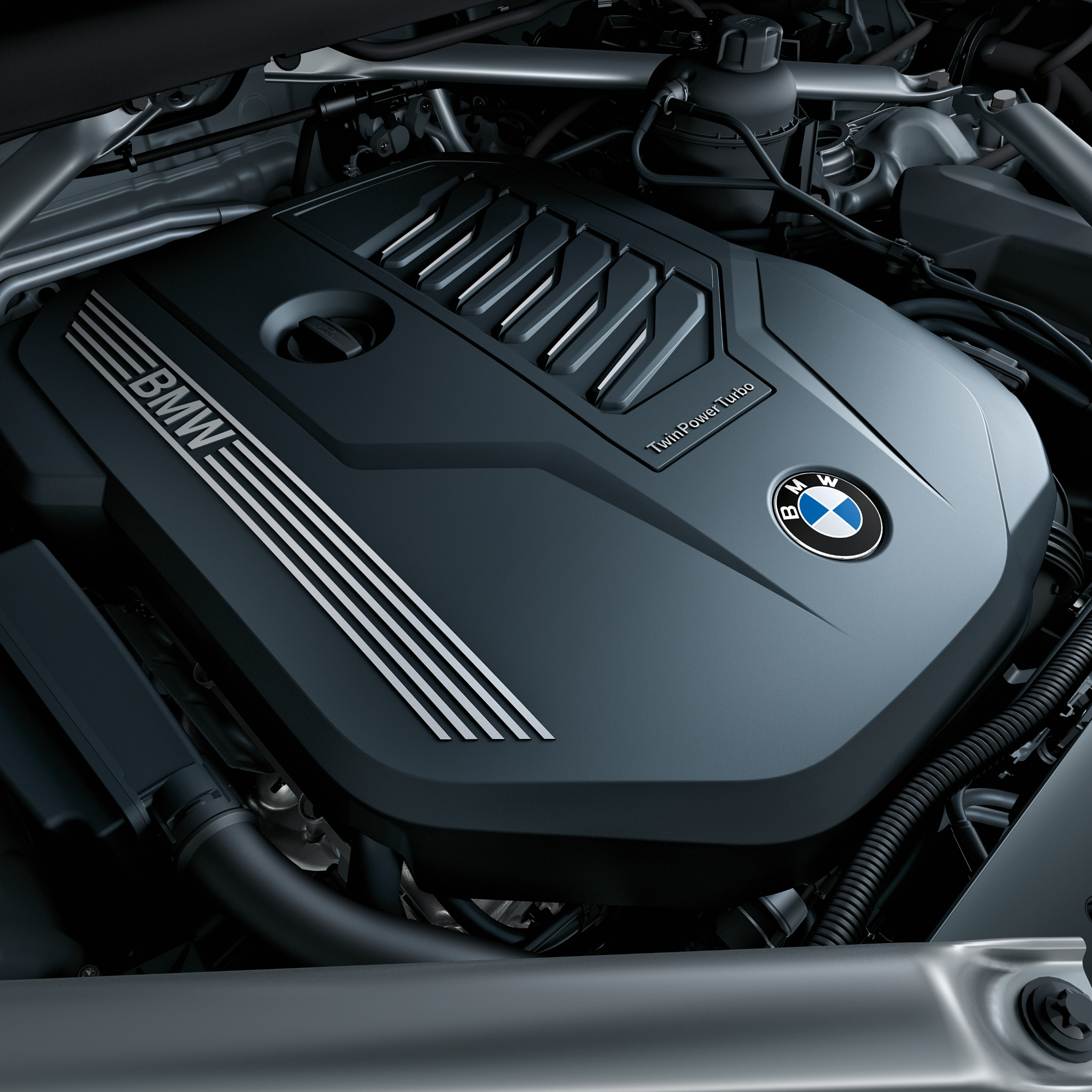 Детайлно изображение на двигателя BMW TwinPower Turbo