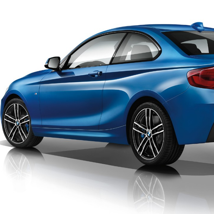 BMW Серия 2 Купе, Модел М Спорт, три четвърти снимка отзад BMW Серия 2 Купе, Модел М Спорт, три четвърти снимка отзад
