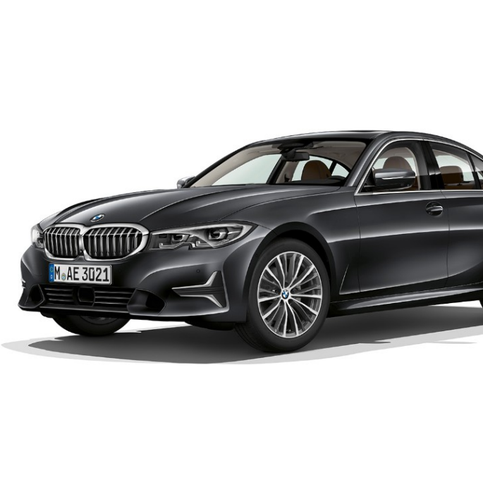 BMW Серия 3 Седан, Модел Luxury Line. Странична снимка в покой на BMW Серия 3 Седан като Модел Luxury Line.