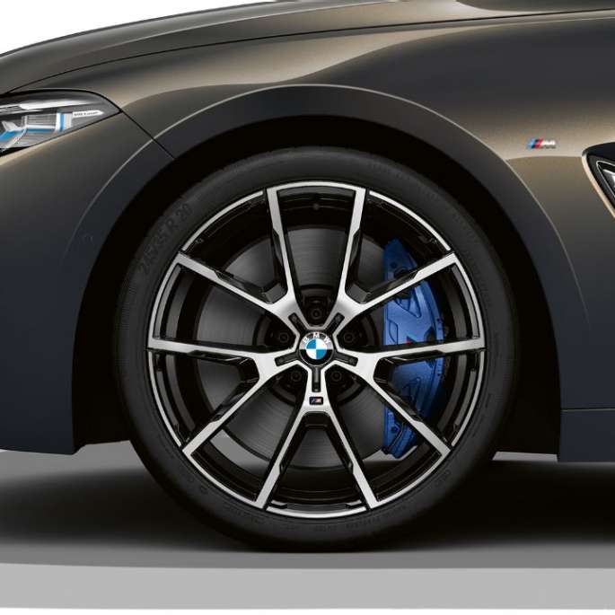 BMW M850i xDrive, Dravit Grey metallic, 20-инчови алуминиеви джанти с Y-образни спици 728 M. BMW M850i xDrive, Dravit Grey metallic, 20-инчови алуминиеви джанти с Y-образни спици 728 M.
