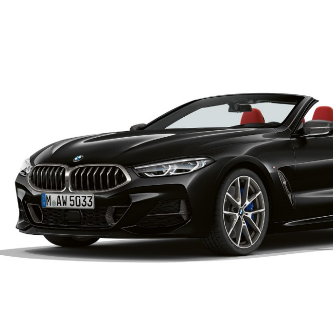 BMW M850i xDrive, Carbon Black metallic, 3/4 изглед отпред. BMW M850i xDrive, Carbon Black metallic, 3/4 изглед отпред.