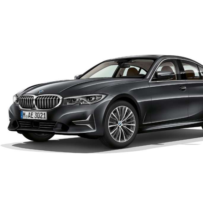 BMW Серия 3 Седан, Модел Luxury Line. Странична снимка в покой на BMW Серия 3 Седан като Модел Luxury Line.