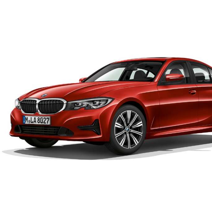 BMW Серия 3 Седан, Модел Advantage. Странична снимка в покой на BMW Серия 3 Седан като Модел Advantage.