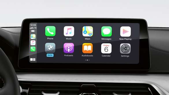 Smartphone Integration BMW Серия 5 Туринг G31 Smartphone Integration BMW Серия 5 Туринг G31 фейслифт 2020 интериор кокпит