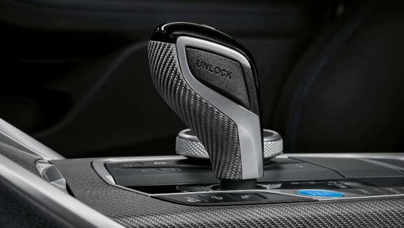 M Performance селектор на трансмисията Alcantara BMW i4 eDrive40 G26 2021 M Performance селектор на трансмисията Alcantara BMW i4 eDrive40 G26 2021