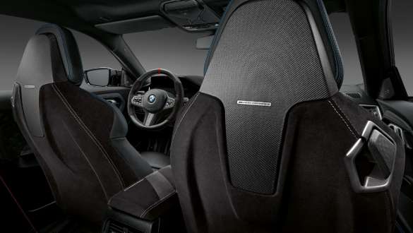 M Performance облегалка на седалката Alcantara/карбон с отворени пори BMW Серия 2 Купе G42 2021 M Performance облегалка на седалката Alcantara/карбон с отворени пори BMW Серия 2 Купе G42 2021