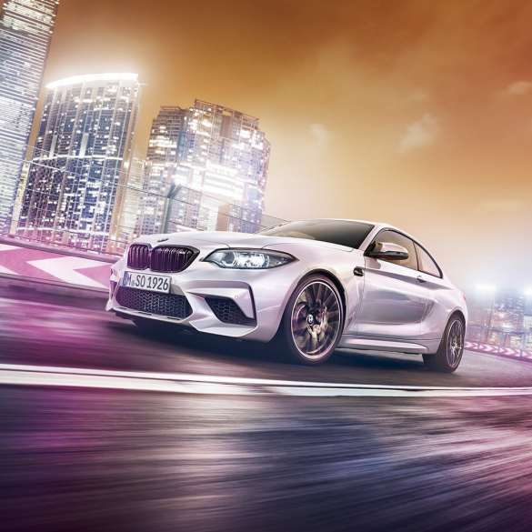 Външен дизайн BMW M2 Competition F87 Външен дизайн BMW M2 Competition F87 2018 Hockenheim Silver metallic, три четвърти изглед отпред