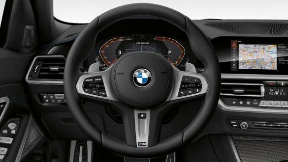 М кожен волан BMW M340i xDrive Седан G20 2020 BMW M3 Competition Седан G80 2020 М кожен волан кокпит интериор