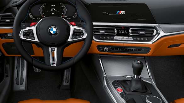 Поле за управление на средната конзола BMW M3 Седан G80 2020 интериор BMW M3 Седан G80 2020 Поле за управление на средната конзола интериор