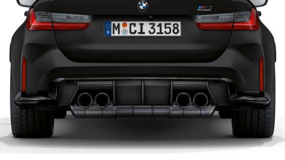 BMW M3 Competition Туринг G81 изглед отзад BMW M3 Competition Туринг G81 изглед отзад задна броня
