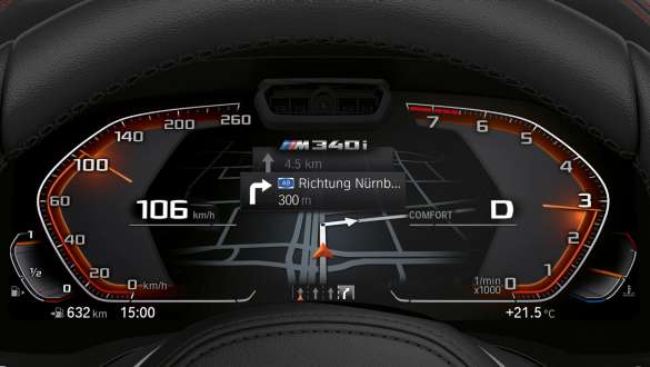 BMW M340i xDrive Туринг (G21), Специфично за М арматурно табло BMW M340i xDrive Туринг (G21), Специфично за М арматурно табло