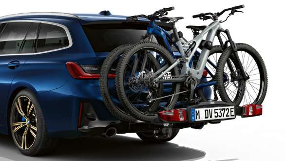 BMW Багажник за велосипеди BMW Pro 2.0 BMW M340i xDrive и M340d xDrive Туринг G21 BMW заден багажник за велосипеди 2,0