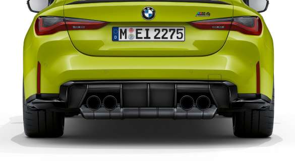 Дизайн на задната част BMW M4 Competition Купе G82 2020 BMW M4 Competition Купе G82 2020 Дизайн на задната част изглед отзад