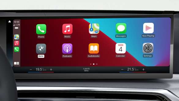 Smartphone Integration Apple CarPlay Android Auto BMW M440i xDrive Гран Купе G26 Smartphone Integration Apple CarPlay Android Auto BMW M440i xDrive Гран Купе G26 2021 интериор контролен дисплей
