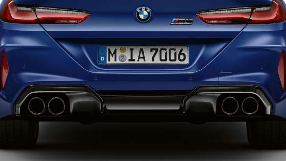 М Спортна изпускателна система. BMW M8 Competition Купе с М Спортна изпускателна система.