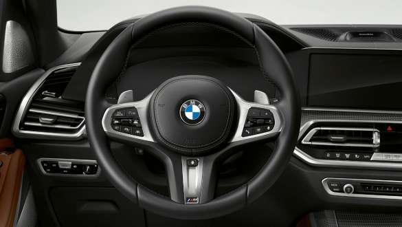 М кожен волан BMW X5 M50i и M50d G05 М кожен волан BMW X5 M50i и M50d G05 2018 SUV кокпит
