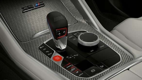 М селектор на трансмисията с Drivelogic на BMW X5 M Competition F95 М селектор на трансмисията с Drivelogic BMW X5 M Competition F95 2020 SUV Интериор