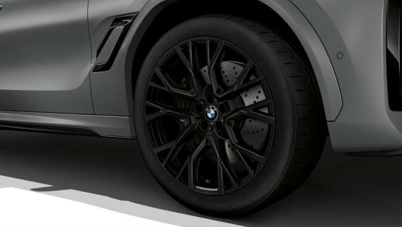 BMW X6 M Competition F96 21-/22-инчови алуминиеви джанти със звездовидни спици 809 M Jet Black matt BMW X6 M Competition F96 2023 21-/22-инчови алуминиеви джанти със звездовидни спици 809 M Jet Black matt