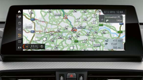 Real Time Traffic Information BMW X2 2018 F39 Real Time Traffic Information RTTI BMW X2 F39 2020 Интериор