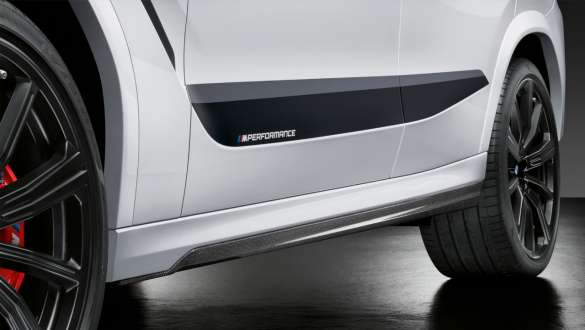 M Performance страничното фолио Frozen Black BMW X6 G06 2019 M Performance страничното фолио Frozen Black BMW X6 G06 2019