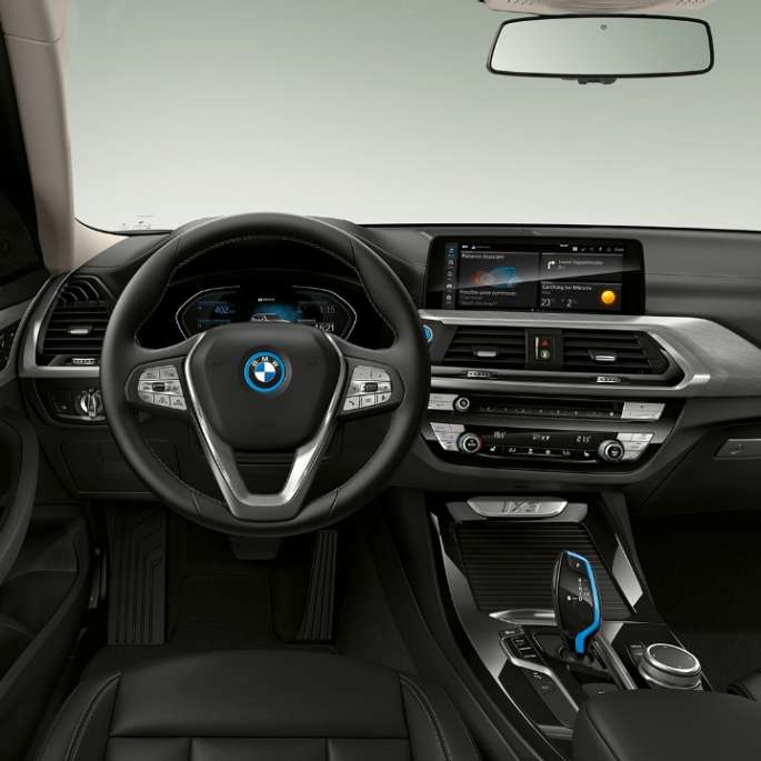 BMW iX3 G08 2020 Модел „Inspiring“ кокпит BMW iX3 G08 2020 Модел „Inspiring“ кокпит интериор
