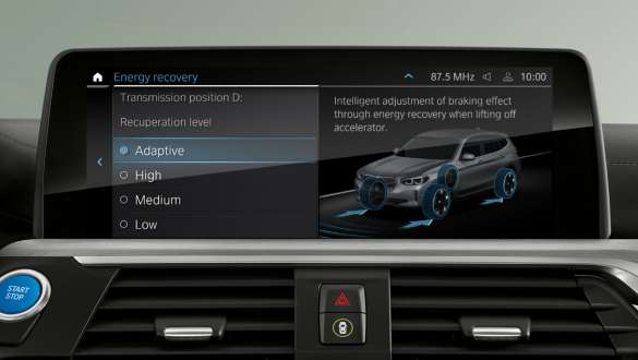 Рекуперация BMW iX3 G08 Рекуперация Регенерация на спирачната енергия BMW iX3 G08 2020
