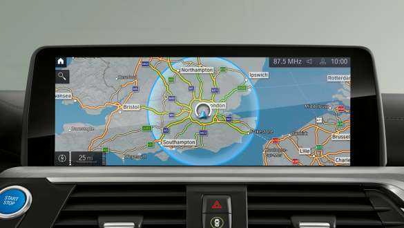 Connected Charging Услуги BMW iX3 G08 Connected Charging Услуги BMW iX3 G08 2020 контролен дисплей интериор