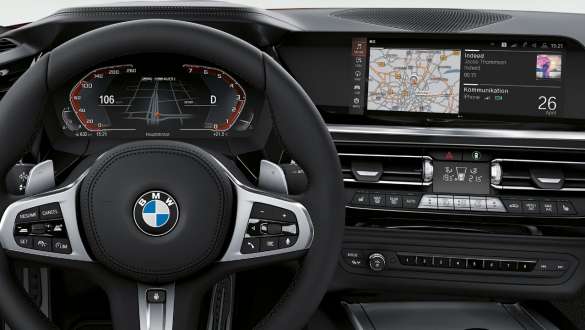 BMW Z4 Роудстър BMW Live Cockpit BMW Z4 Роудстър с BMW Live Cockpit
