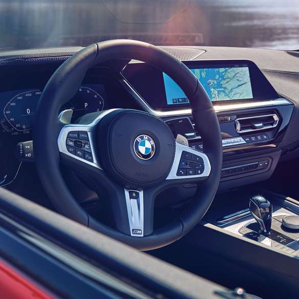 BMW Z4 Роудстър кокпит Поглед към кокпита на BMW Z4 Роудстър
