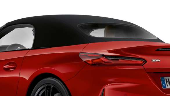 BMW Z4 Роудстър (G29) текстилен покрив BMW Z4 Роудстър (G29) силует със затворен текстилен покрив