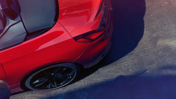 BMW Z4 Роудстър (G29) М спортен диференциал BMW Z4 Роудстър (G29) задна част, от перспектива птичи поглед