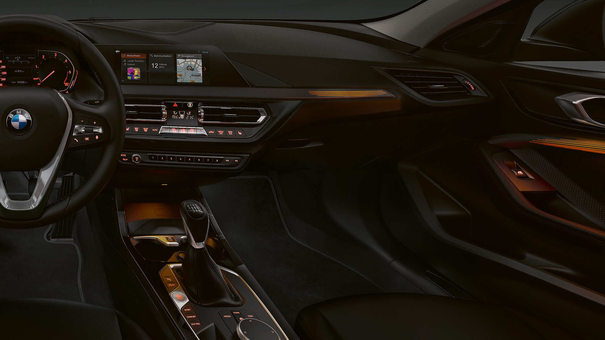Интериорни лайстни 'Illuminated Berlin. BMW Серия 1 Модел Advantage, интериорни лайстни 'Illuminated Berlin.