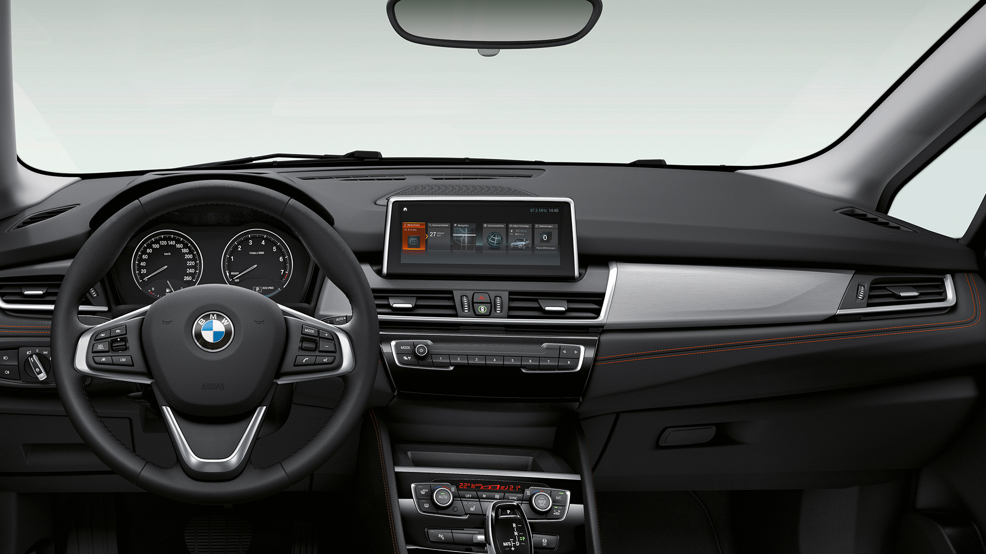 Кокпит BMW Серия 2 Актив Турър Модел Sport Line Кокпит BMW Серия 2 Актив Турър Модел Sport Line 220i F45 2018