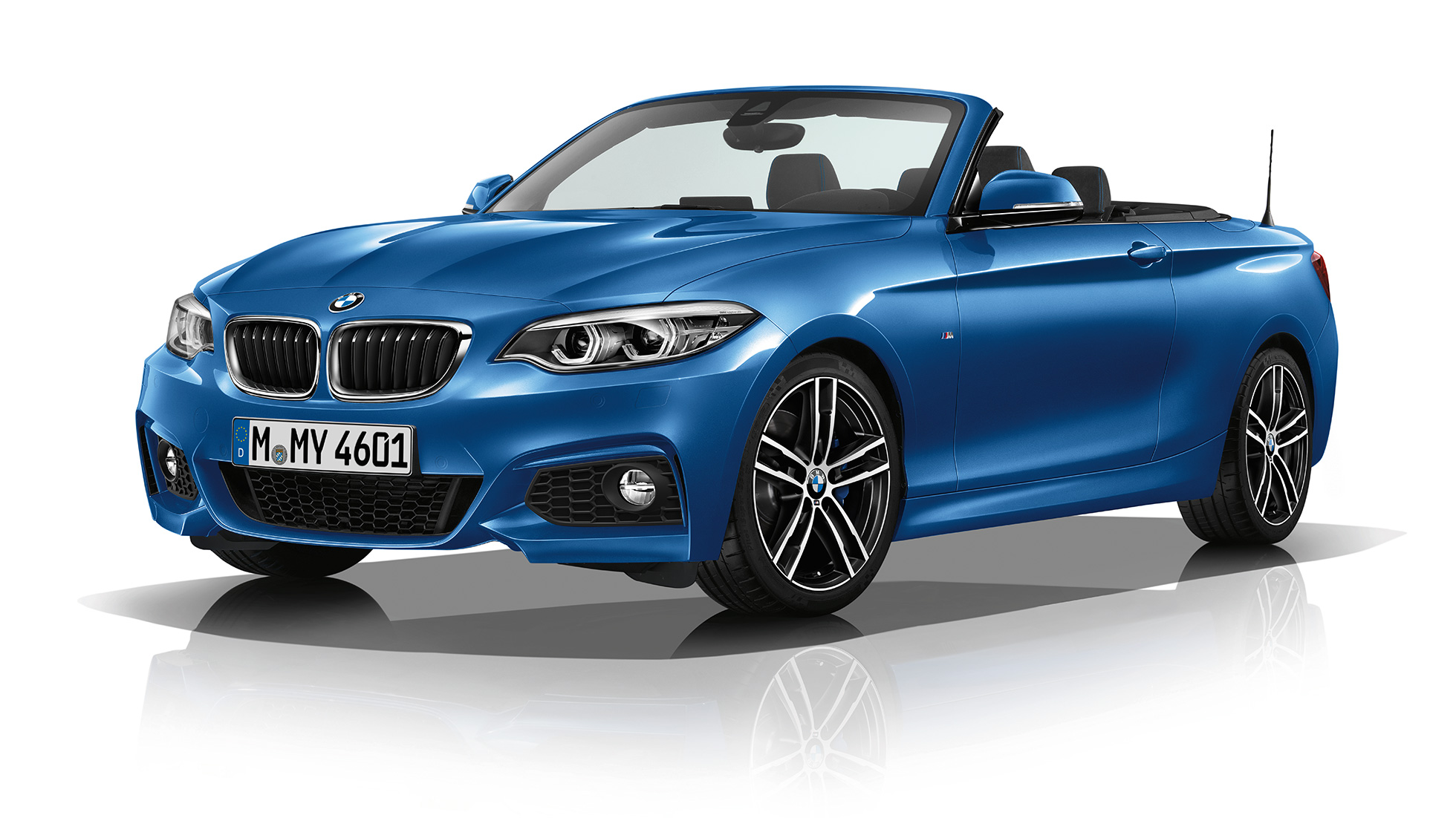 BMW Серия 2 Кабриолет, Модел М Спорт, три четвърти снимка отпред BMW Серия 2 Кабриолет, Модел М Спорт, три четвърти снимка отпред