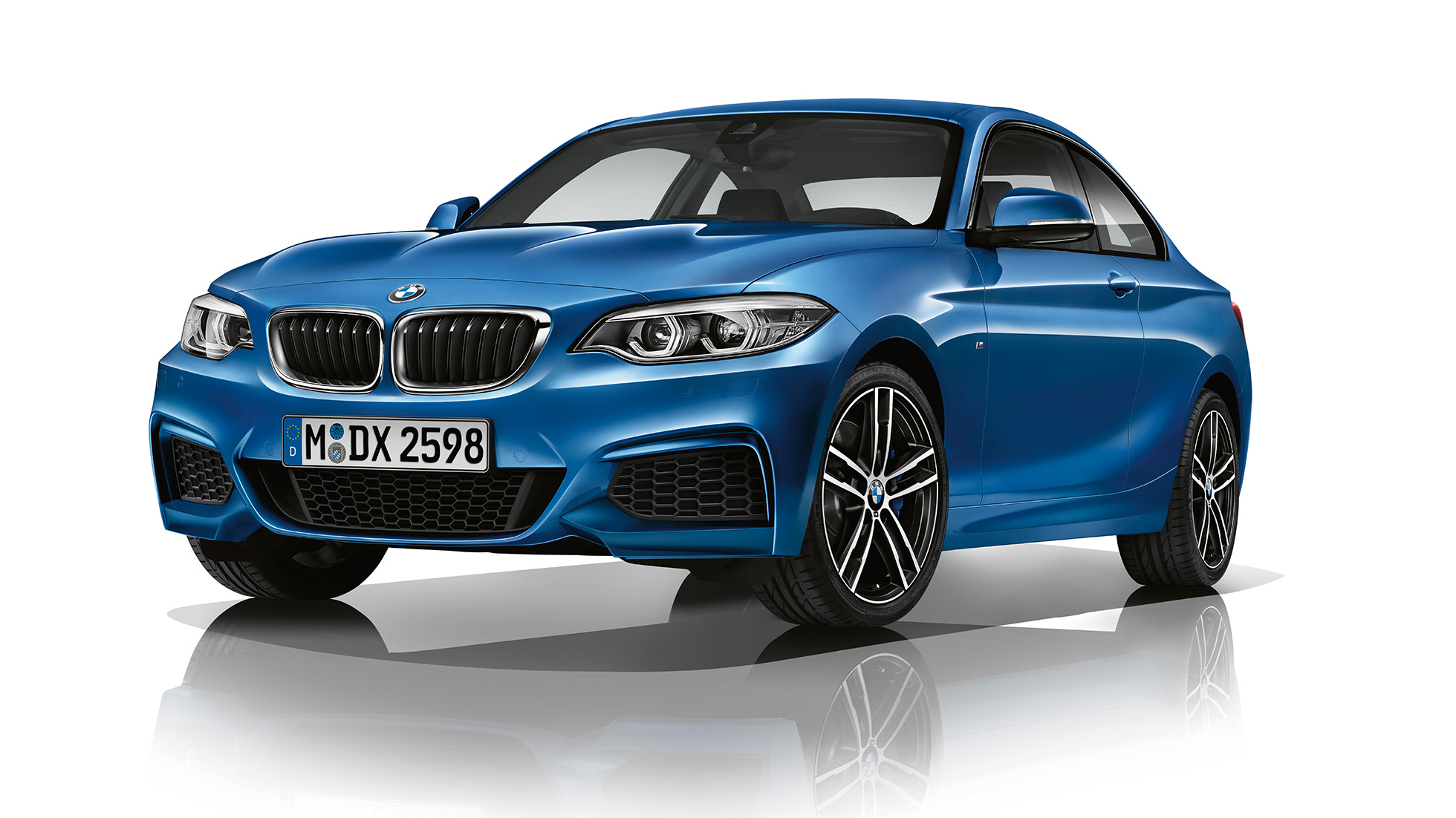 BMW Серия 2 Купе, Модел М Спорт, три четвърти снимка отпред BMW Серия 2 Купе, Модел М Спорт, три четвърти снимка отпред