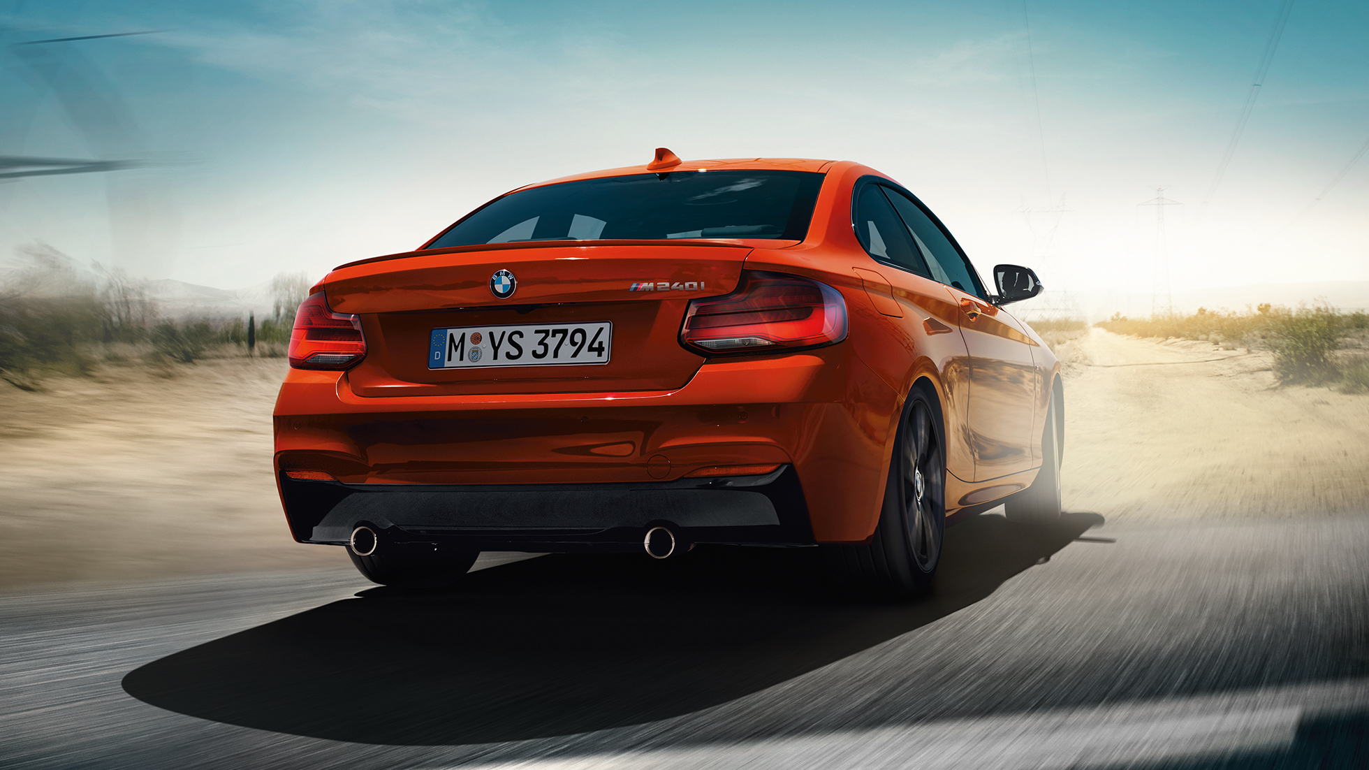 BMW Серия 2 Купе, снимка отзад BMW Серия 2 Купе, снимка отзад