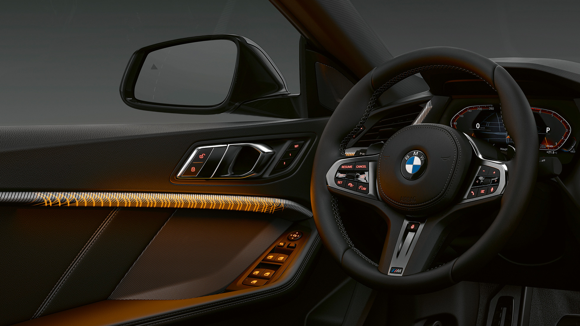 Осветени интериорни лайстни BMW Серия 2 Гран Купе Осветени интериорни лайстни BMW Серия 2 Гран Купе F44 интериор