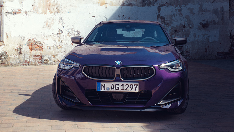 BMW Серия 2 Купе G42 изглед отпред в покой BMW Серия 2 модели BMW Серия 2 Купе G42 изглед отпред в покой