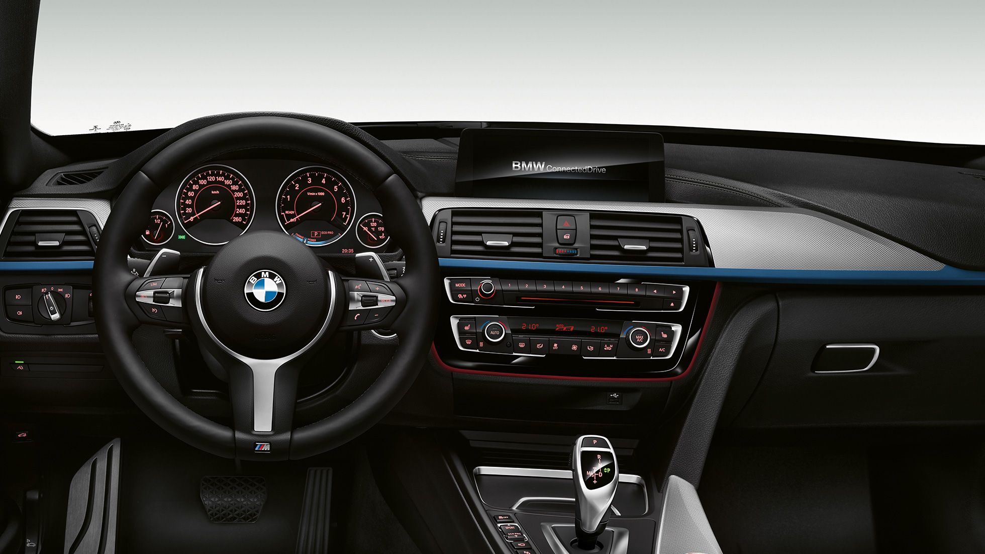 BMW Серия 3 Гран Туризмо, Модел M Sport, интериор BMW Серия 3 Гран Туризмо, Модел M Sport, интериор