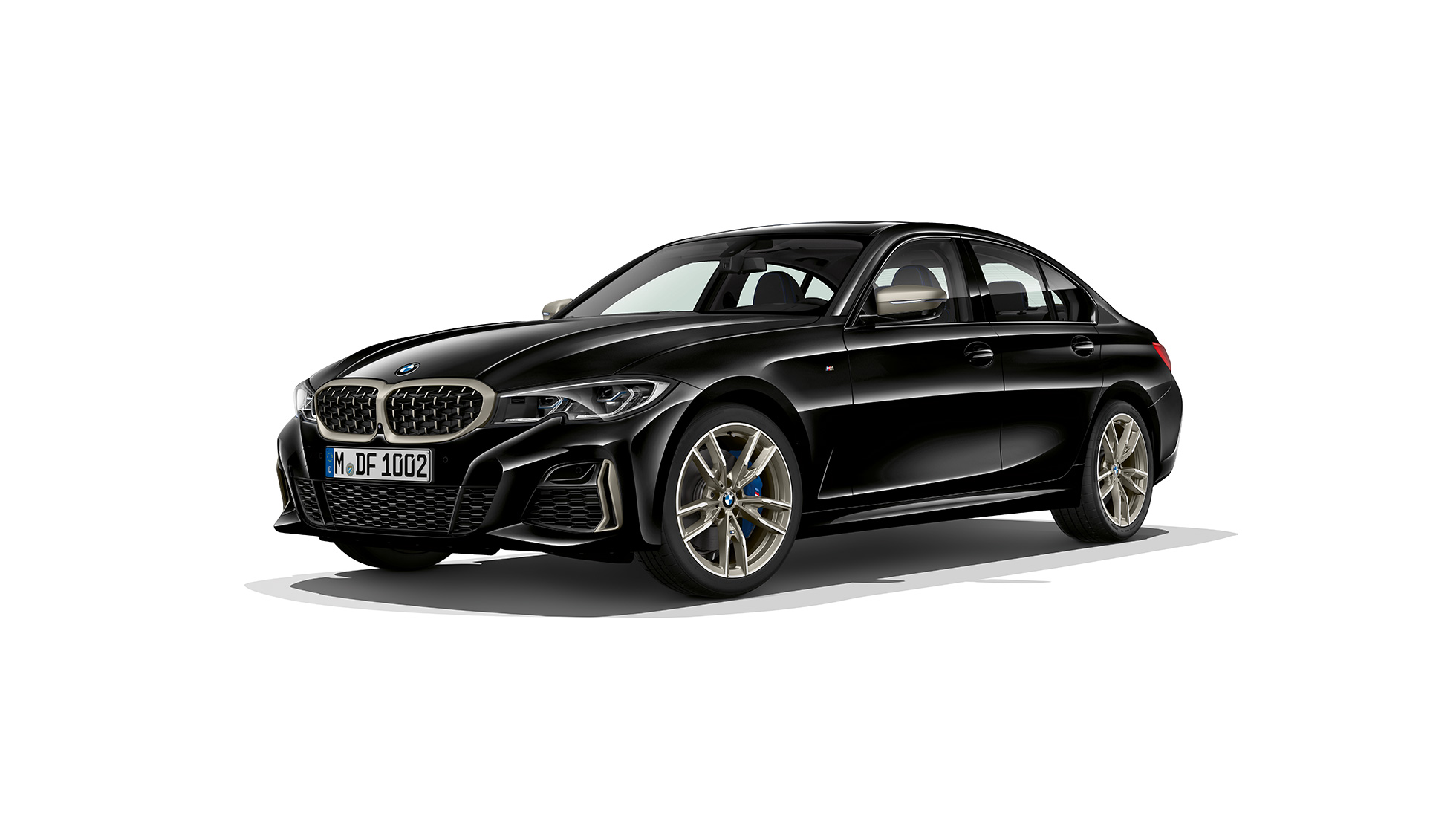 BMW Серия 3 Седан, M340i xDrive. Странична снимка в покой на BMW Серия 3 Седан като M340i xDrive.