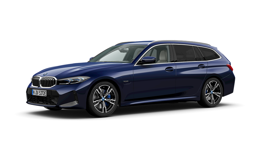 BMW Серия 3 BMW Серия 3 Туринг Plug-in хибрид G21 три четвърти изглед отстрани BMW Серия 3 BMW Серия 3 Туринг Plug-in хибрид G21 три четвърти изглед отстрани