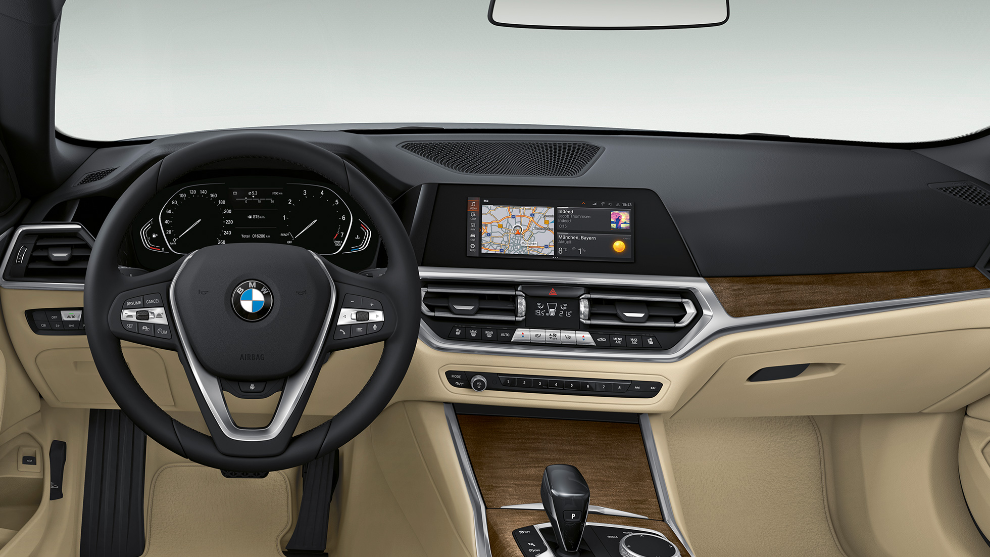 Кокпит BMW Серия 4 Кабриолет базово оборудване G23 2020 BMW Серия 4 Кабриолет G23 2020 интериор кокпит