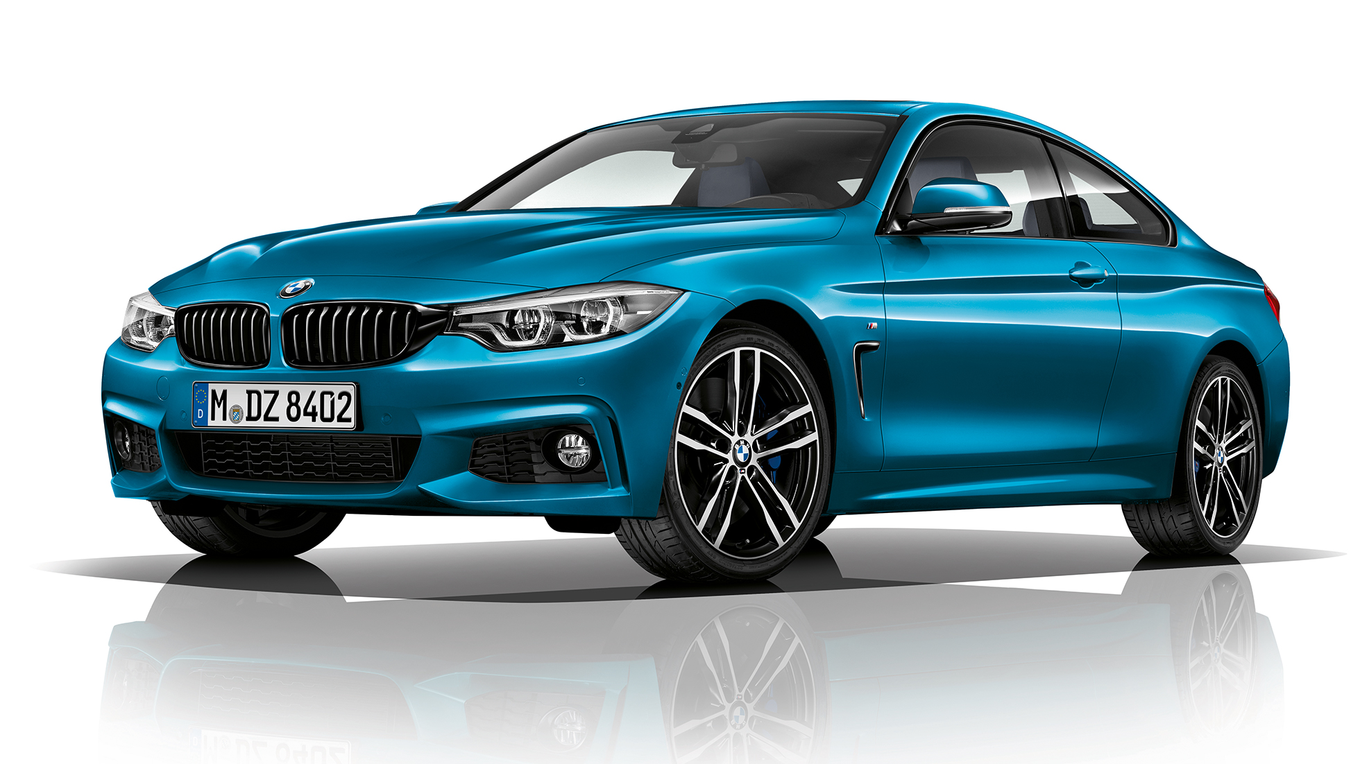 BMW Серия 4 Купе, Модел M Sport, три четвърти снимка отпред BMW Серия 4 Купе, Модел M Sport, три четвърти снимка отпред