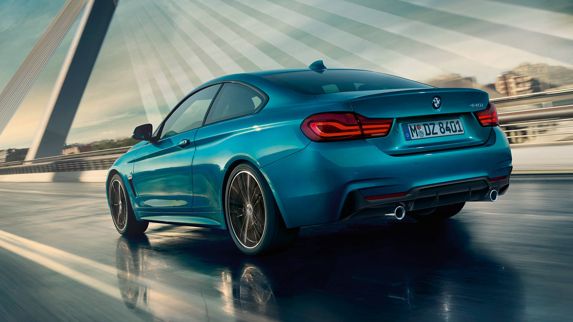 BMW Серия 4 Купе, три четвърти снимка отзад BMW Серия 4 Купе, три четвърти снимка отзад