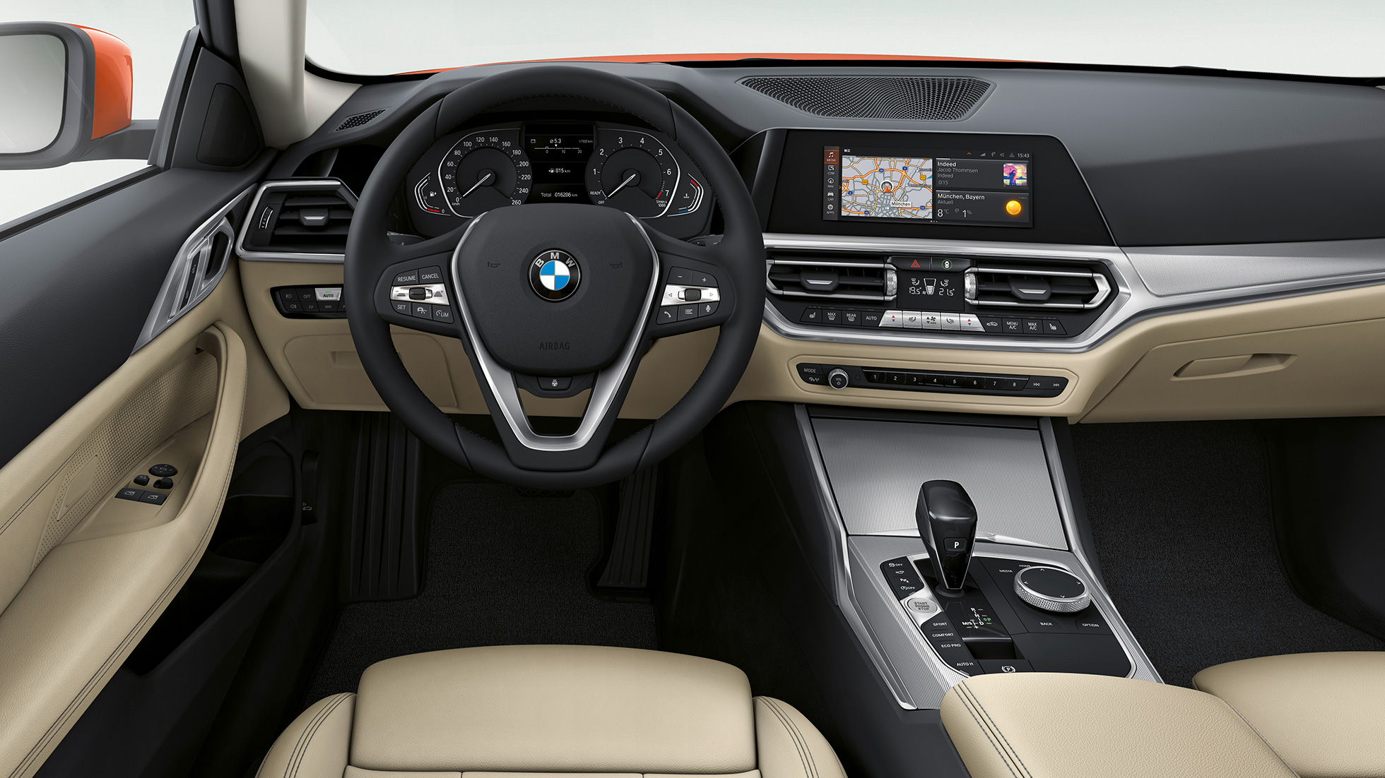 BMW Серия 4 Купе базово оборудване G22 2020 BMW Серия 4 Купе G22 2020 базово оборудване интериор