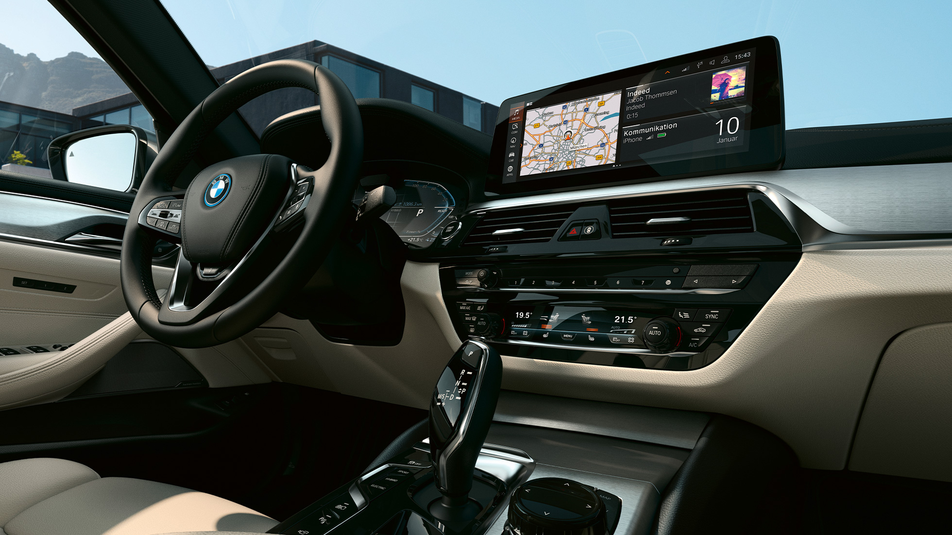Кокпит BMW Серия 5 Туринг G31 Кокпит BMW Серия 5 Туринг G31 фейслифт 2020 Sophisto Grey Интериор