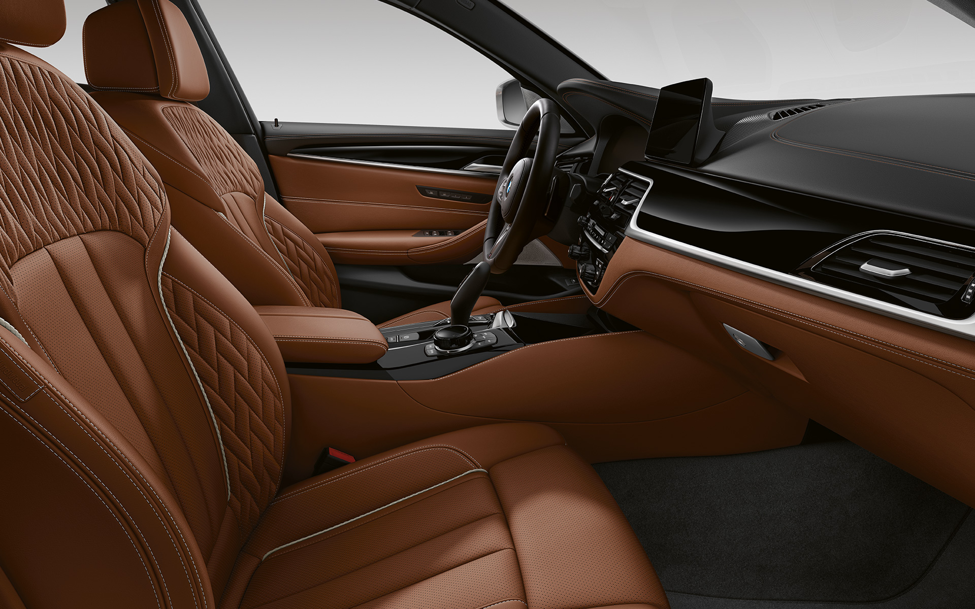 BMW Серия 5 Туринг G31 LCI интериор с пълно кожено оборудване BMW Individual 'Merino’ | Tartufo BMW Серия 5 Туринг G31 фейслифт 2020 интериор с пълно кожено оборудване BMW Individual 'Merino’ | Tartufo
