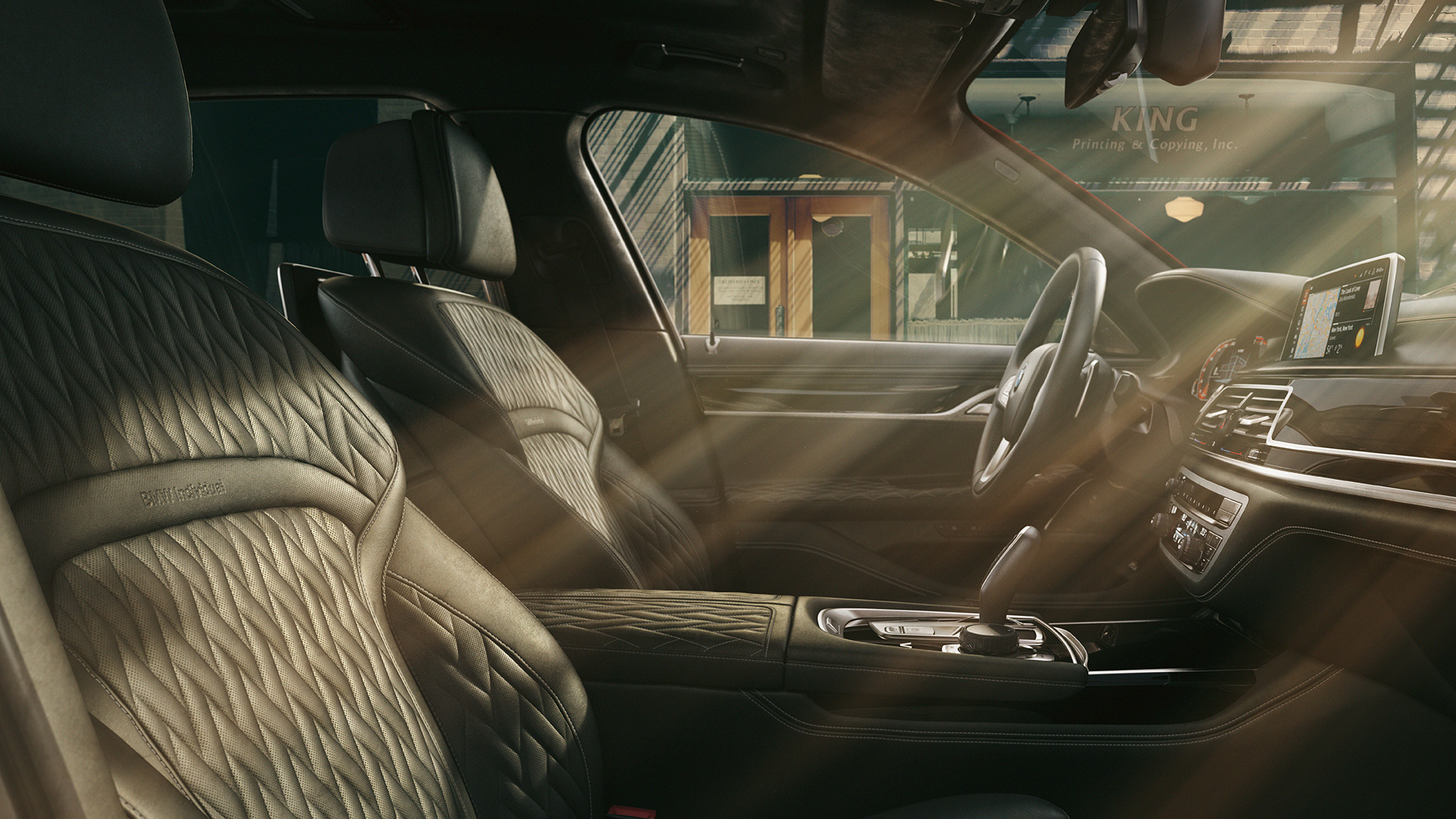 BMW Individual Серия 7 висококачествен интериор BMW Individual Серия 7 висококачествен черен интериор