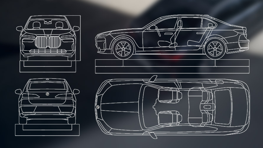 Технически данни BMW Серия 7 G70 ICE 740i BMW Серия 7 G70 ICE 740i Двигатели и технически данни
