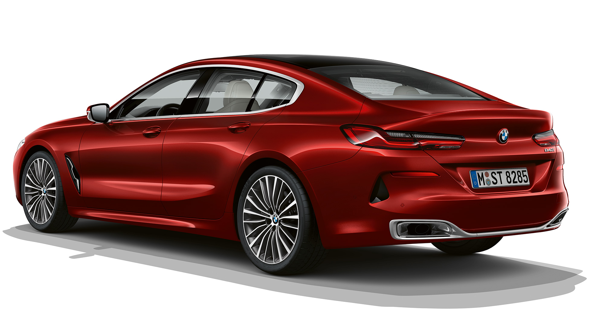Базов модел, три четвърти снимка отзад BMW Серия 8 Гран Купе, базов модел, три четвърти снимка отзад